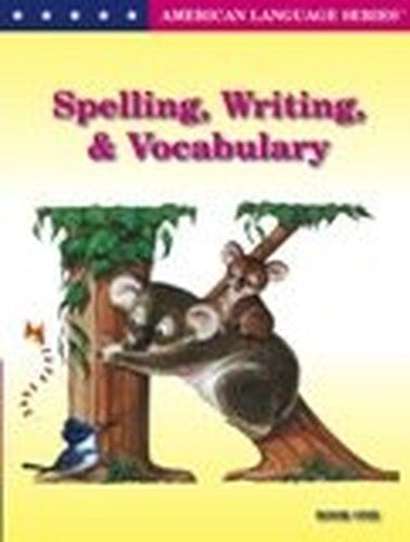 Spelling Writing & Vocabulary K Book 1