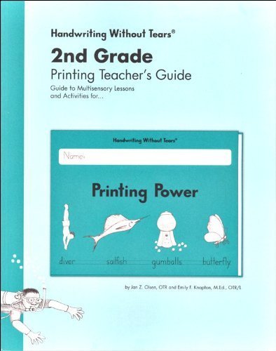Handwriting Without Tears 2nd Grade Printing Teacher's Guide - Printing Power
