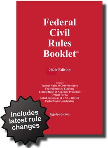 2020 Federal Civil Rules Booklet