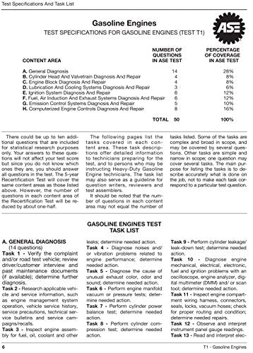 ASE Certification Test Prep: T1 Truck Gasoline Engines (Motor Age Training)