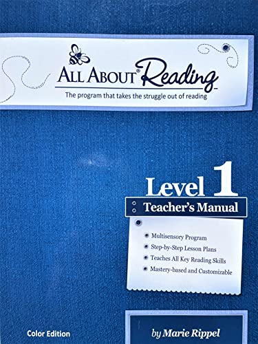 All about Reading Level 1 Teacher's Manual