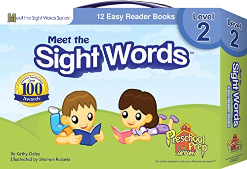Preschool Prep Company PPC206 Meet The Sight Words Level 2 Easy Reader Books Boxed Set Of 12