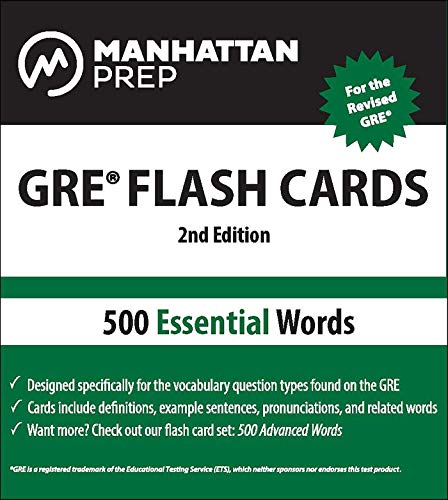 500 Essential Words: GRE Vocabulary Flash Cards