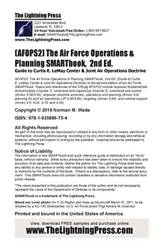 AFOPS The Air Force Operations  Planning SMARTbook nd Ed