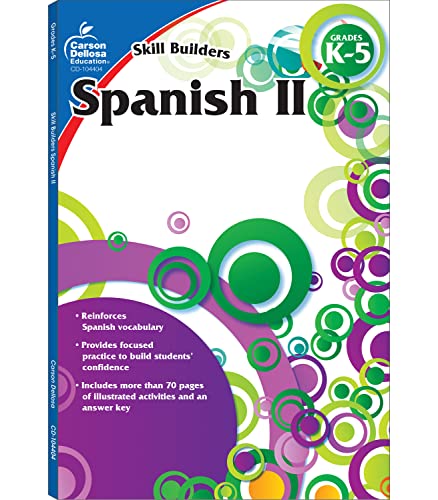 Spanish II, Grades K - 5 (Skill Builders), Grades K - 5