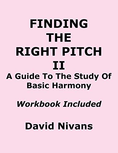 Finding the Right Pitch II