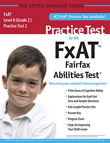 Fairfax Abilities Test (FxAT) Level 8 (Grade 2) Practice Test 1
