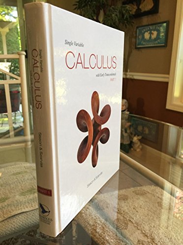 SINGLE VARIABLE CALCULUS WITH EARLY TRANSCENDENTALS PART 1