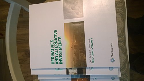 2015 Cfa Institute Official Curriculum Level I Volume 2-6