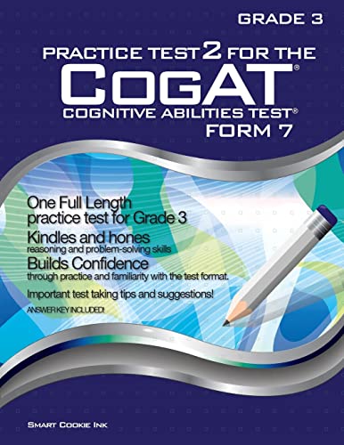 Practice Test 2 for the CogAT - Form 7 - Grade 3 (Level 9)