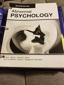 Abnormal Psychology 2nd Edition 