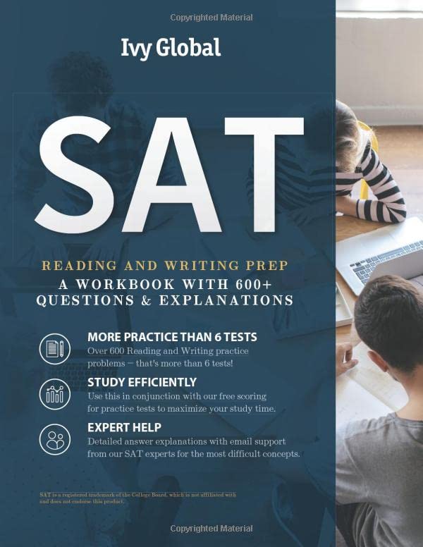 SAT Reading and Writing Prep A Workbook with  Questions  Explanations