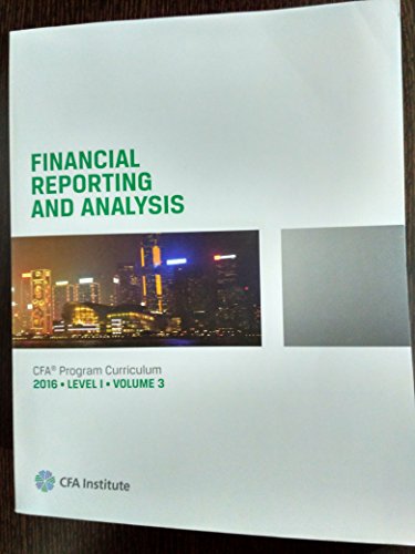 2016 CFA Program Curriculum Level I Volume 3