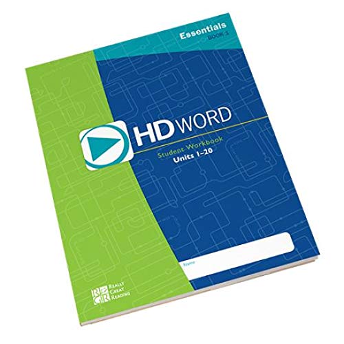 HD Word, Essentials Student Workbook 2 (Grades 5-8) UNITS 21-33
