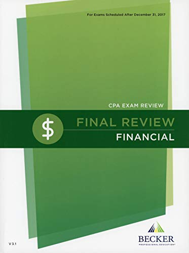Becker Final Review Financial V. 3.1