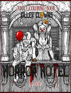 Adult Coloring Book Horror Hotel 