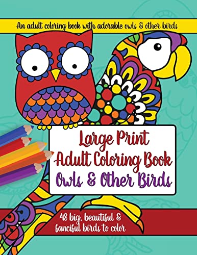 Large Print Adult Coloring Book