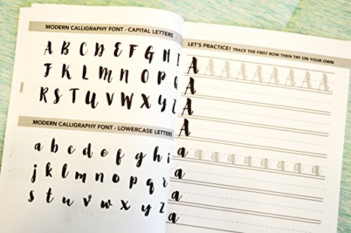 Lettering Book for Beginners: An Imaginative Hand Lettering and Calligraphy Guide and Workbook for Your Pleasure