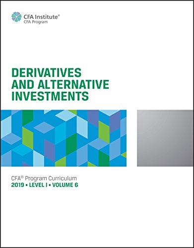 Derivatives and Alternative Investments CFA Program Curriculum 2019 Level I Volu