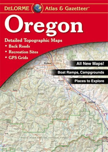 Delorme Atlas & Gazetteer Oregon 10e