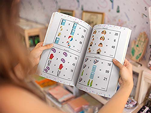 Picture Math Emoji Quiz Activity Book