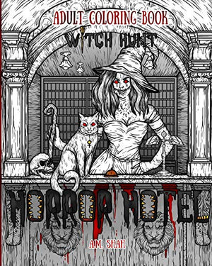 Adult Coloring Book Horror Hotel