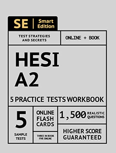 Hesi A2 5 Practice Tests Workbook