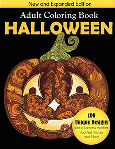Halloween Adult Coloring Book 