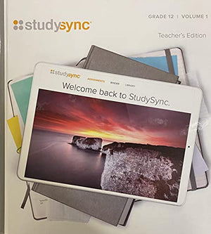 StudySync, Grade 12, Volume 1, Teacher Edition, c. 2021, 9781949739299, 1949739295