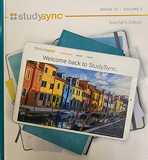 StudySync, Grade 10, Volume 2, Teacher Edition, c. 2021, 9781949739343, 1949739341