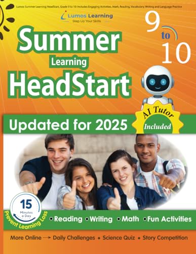 Lumos Summer Learning HeadStart, Grade 9 to 10