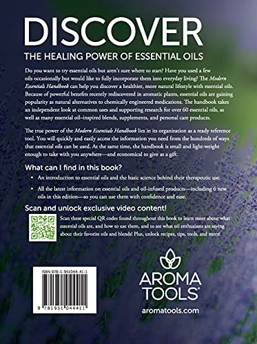 Modern Essentials HANDBOOK The Premier Introductory Guide to the Therapeutic Use of Essential Oils  th Edition  September   Sold Individually  AromaTools