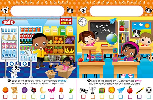 Page Publications Collection  Write and Wipe Picture Puzzles  Early Learning for Children  Best Activity Book  Perfect for Age  to