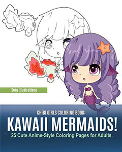 Chibi Girls Coloring Book 