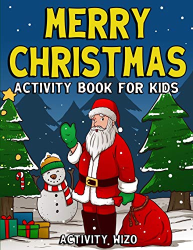 Merry Christmas Activity Book For Kids