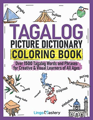 Tagalog Picture Dictionary Coloring Book
