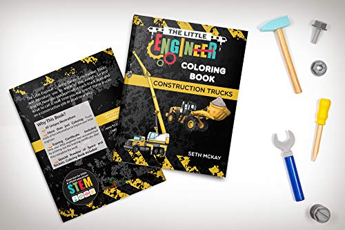 The Little Engineer Coloring Book - Construction Trucks