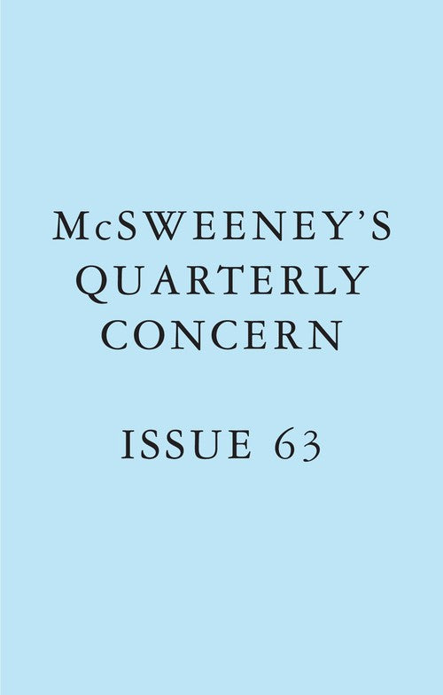 McSweeney's Issue 63