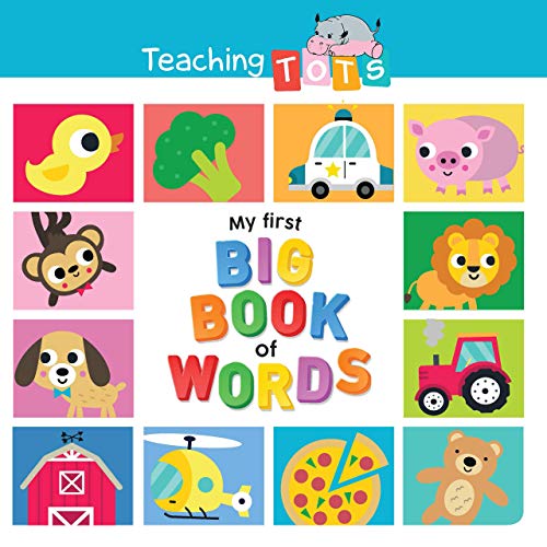 My First Big Book of Words - Lap Size Board Book - Educational Children's Book - Preschool Learning - Hardcover