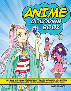Anime Coloring Book 