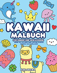 Kawaii Malbuch für Kinder und Erwachsene 
