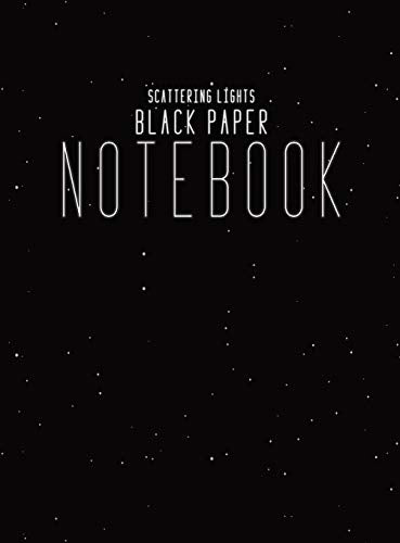 Black Paper Notebook Black Lined Paper
