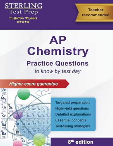 Sterling Test Prep AP Chemistry Practice Questions