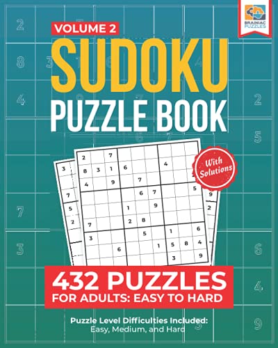 Sudoku Puzzle Book : 432 Puzzles for Beginners to Experts