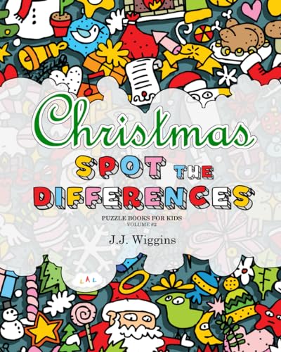 Spot the Differences: Christmas (Puzzle Books for Kids)