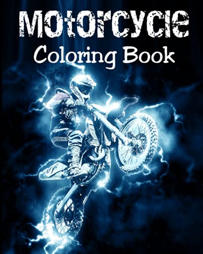 Motorcycle Coloring Book