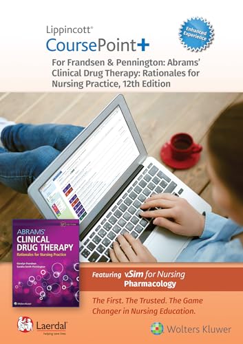 Lippincott CoursePoint+ Enhanced for Frandsen: Abrams' Clinical Drug Therapy