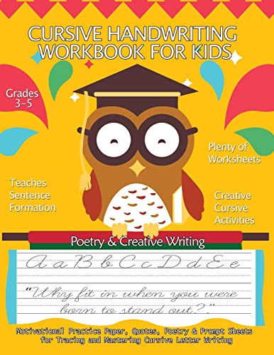 Cursive Handwriting Workbook for Kids