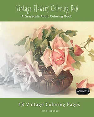 Vintage Flowers Coloring Fun