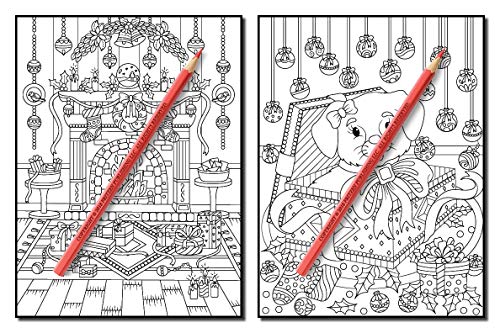 Christmas Coloring Book: An Adult Coloring Book with Fun, Easy, and Relaxing Designs